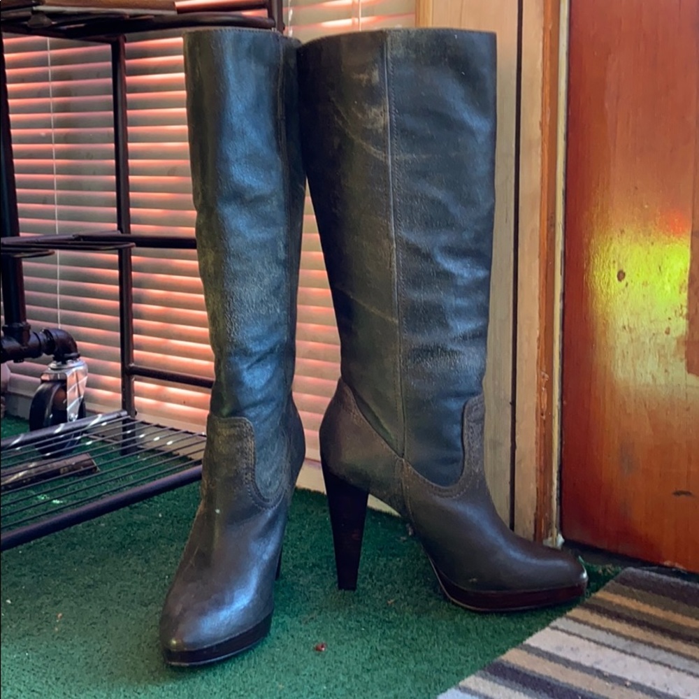 Rustic Frye Heeled Boots